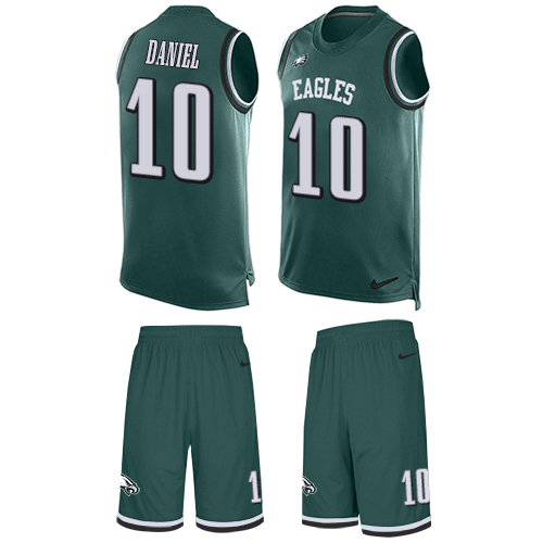 Men's Limited Chase Daniel Nike Jersey Midnight Green - #10 Tank Top Suit NFL Philadelphia Eagles